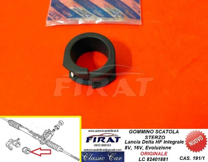 GOMMINO SCATOLA STERZO LANCIA DELTA HF-EVO (82401881)